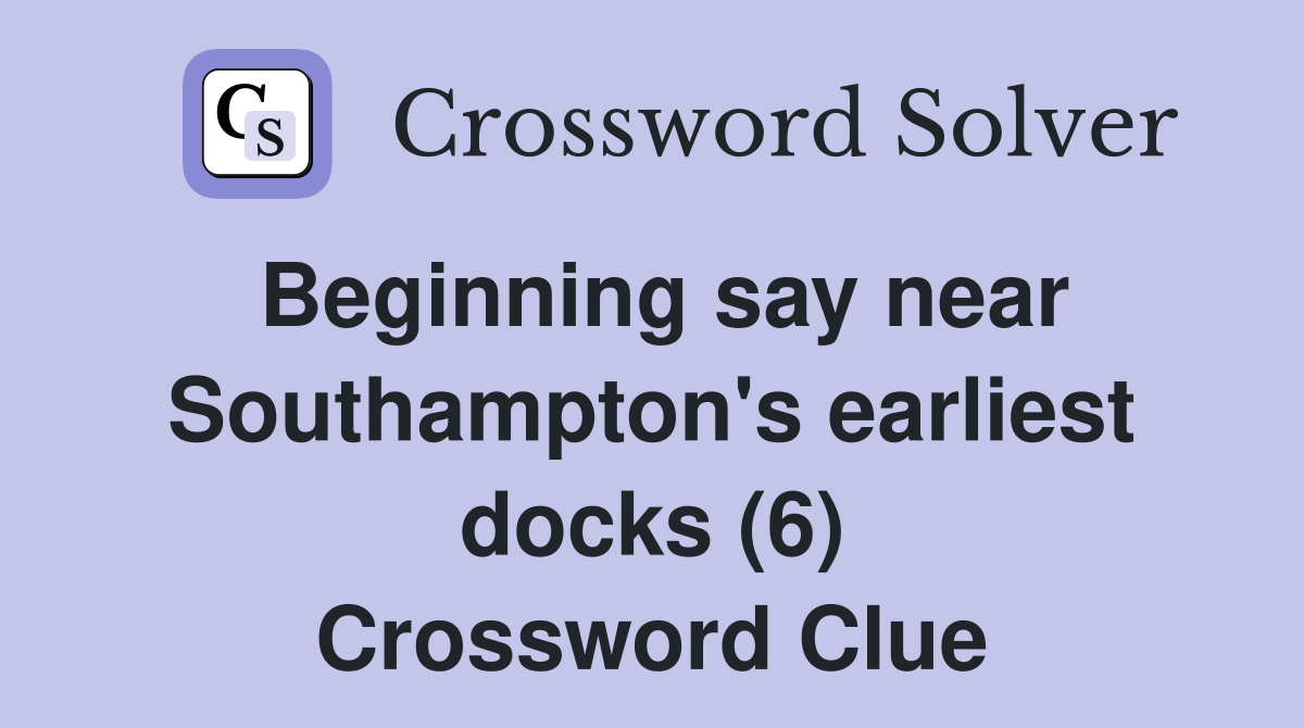 yacht docks crossword clue 7 letters